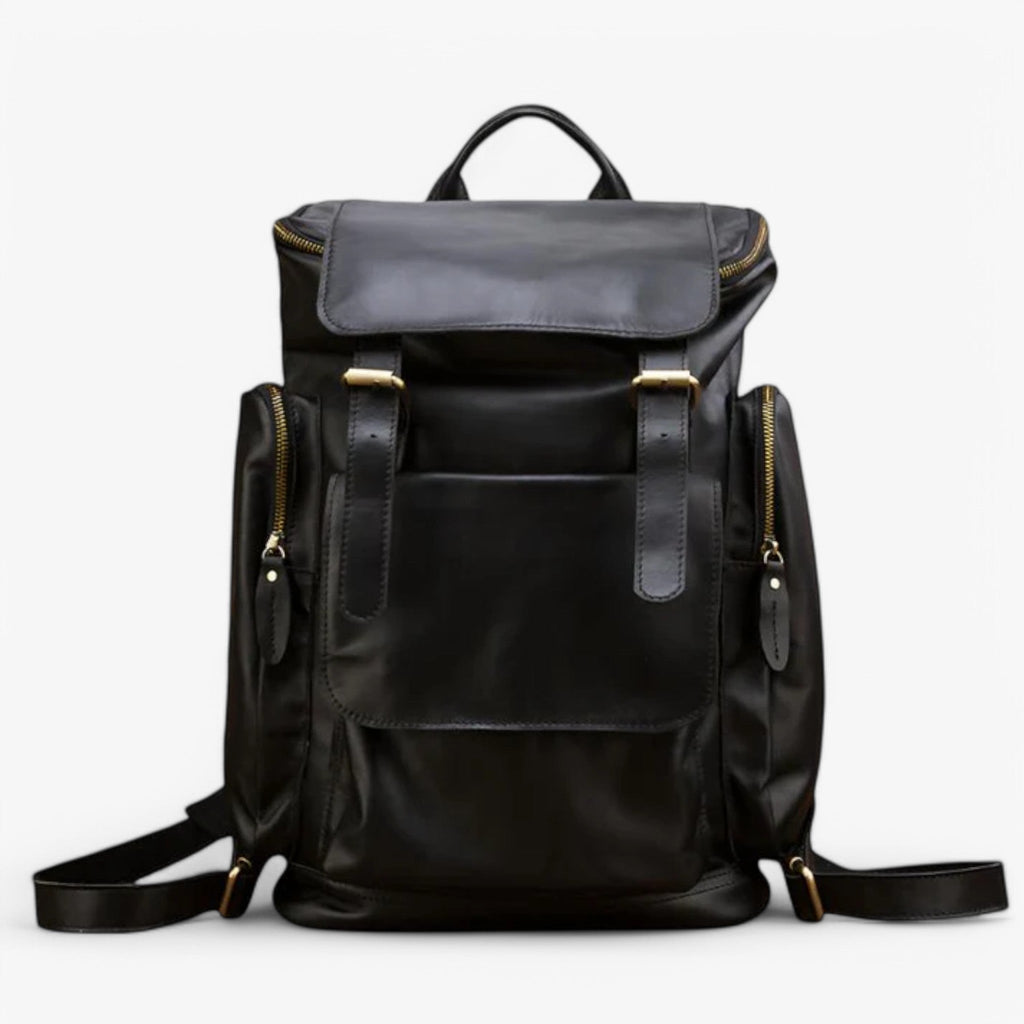 Structured work bag with a padded laptop compartment