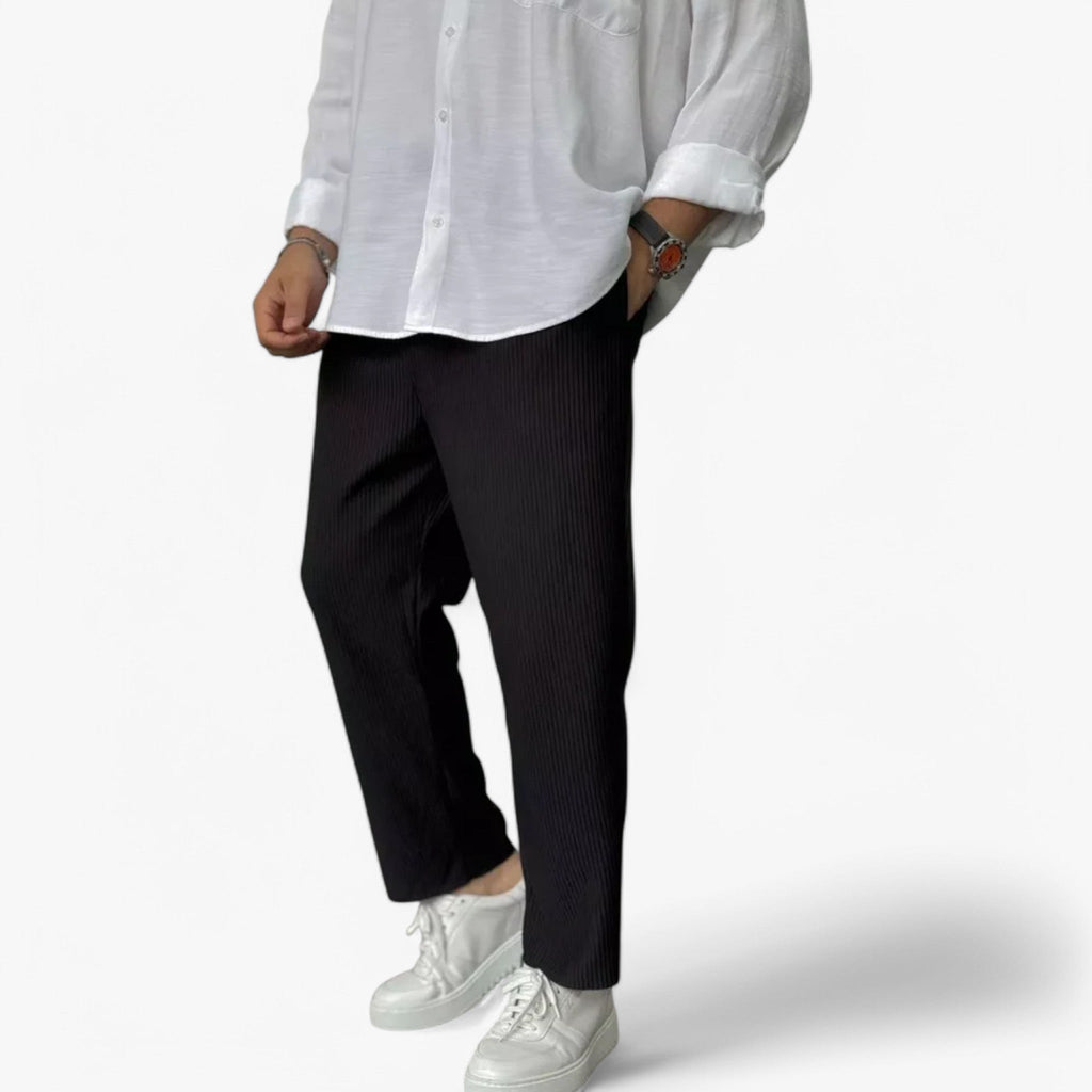 Men's Soft Stretch Trousers for Work and Weekend Wear