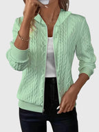 Zip Front Hoodie with Soft Comfortable Feel