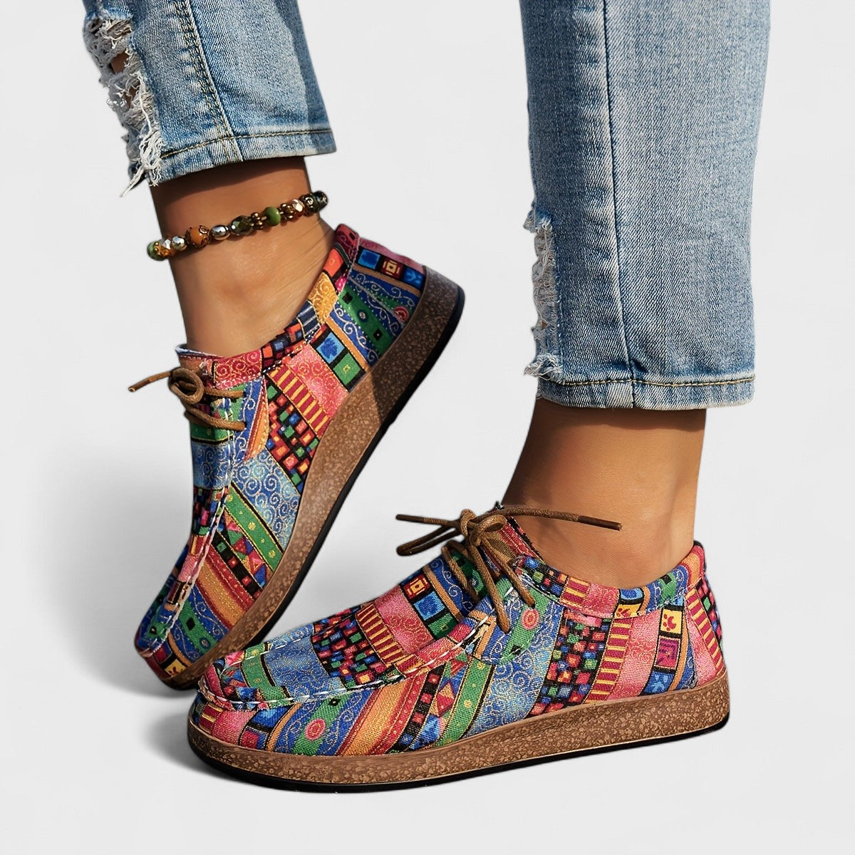 Formsydda sneakers med stötdämpande sula