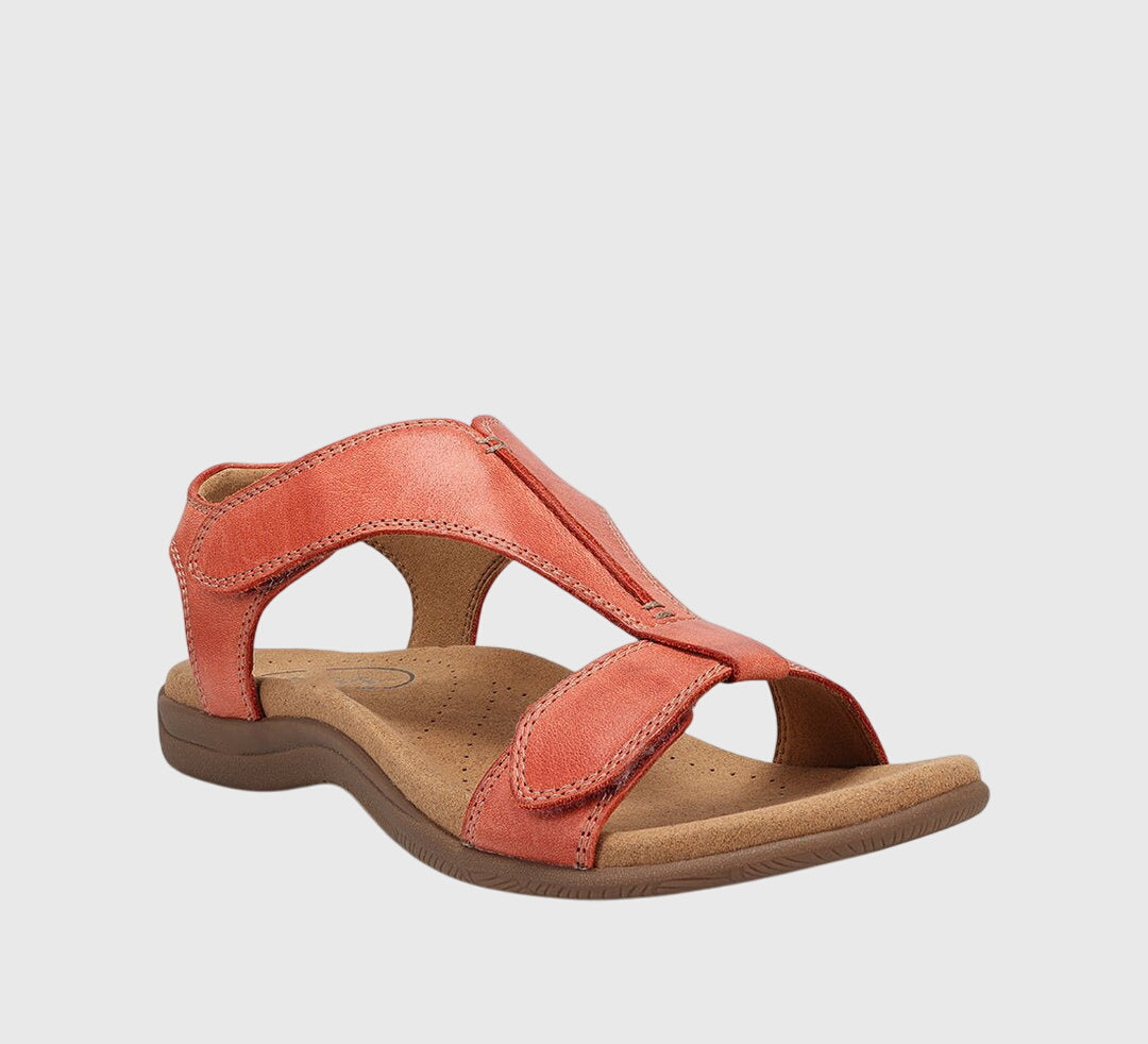 Sandalias con tira de velcro y plantilla acolchada