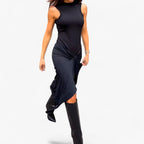 Sleeveless Flowing Maxi Dress for Summer Occasions