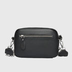 Leather Look Shoulder Bag with Adjustable Strap