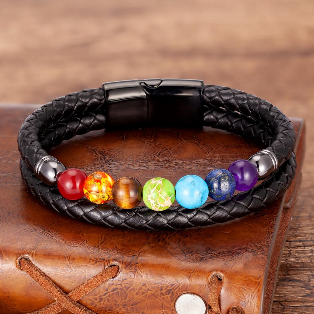 Chakra Symbol Bracelet for Balance and Style