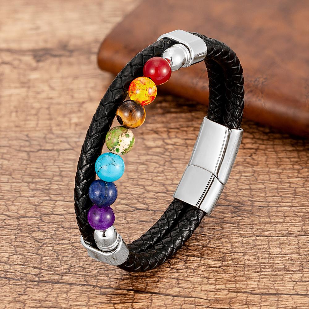 Chakra Symbol Bracelet for Balance and Style