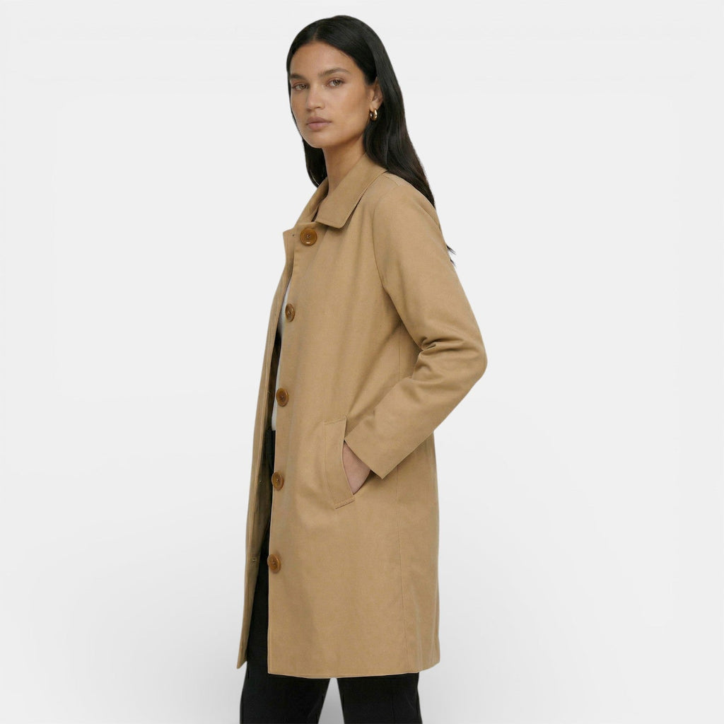 Trench midi de corte moderno y favorecedor