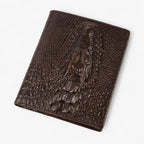 Textured Bifold Wallet with Coin Pocket