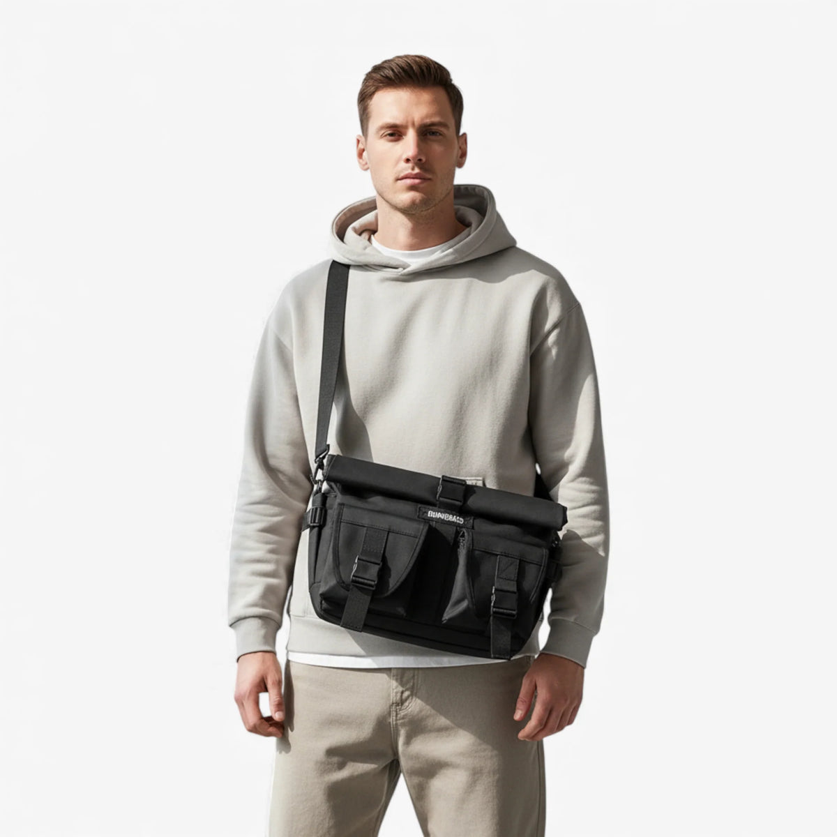 Crossbody Bag with 13.3-Inch Laptop Compartment