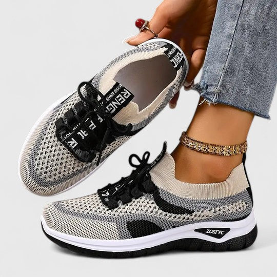 Zapatillas acolchadas con empeine transpirable