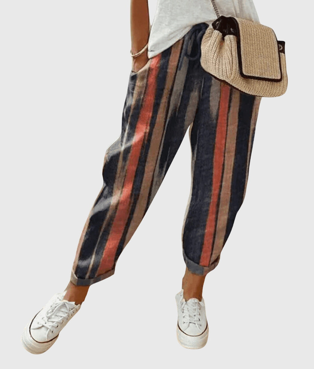 Relaxed Summer Trousers with Elasticated Waist