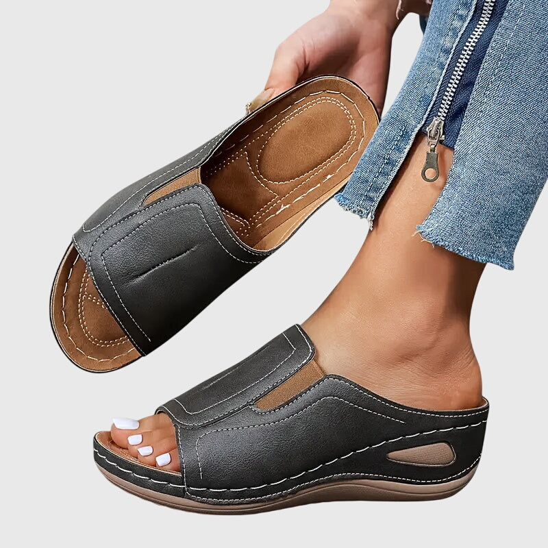 Contoured Sandals with Slip-Resistant Sole
