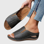 Contoured Sandals with Slip-Resistant Sole