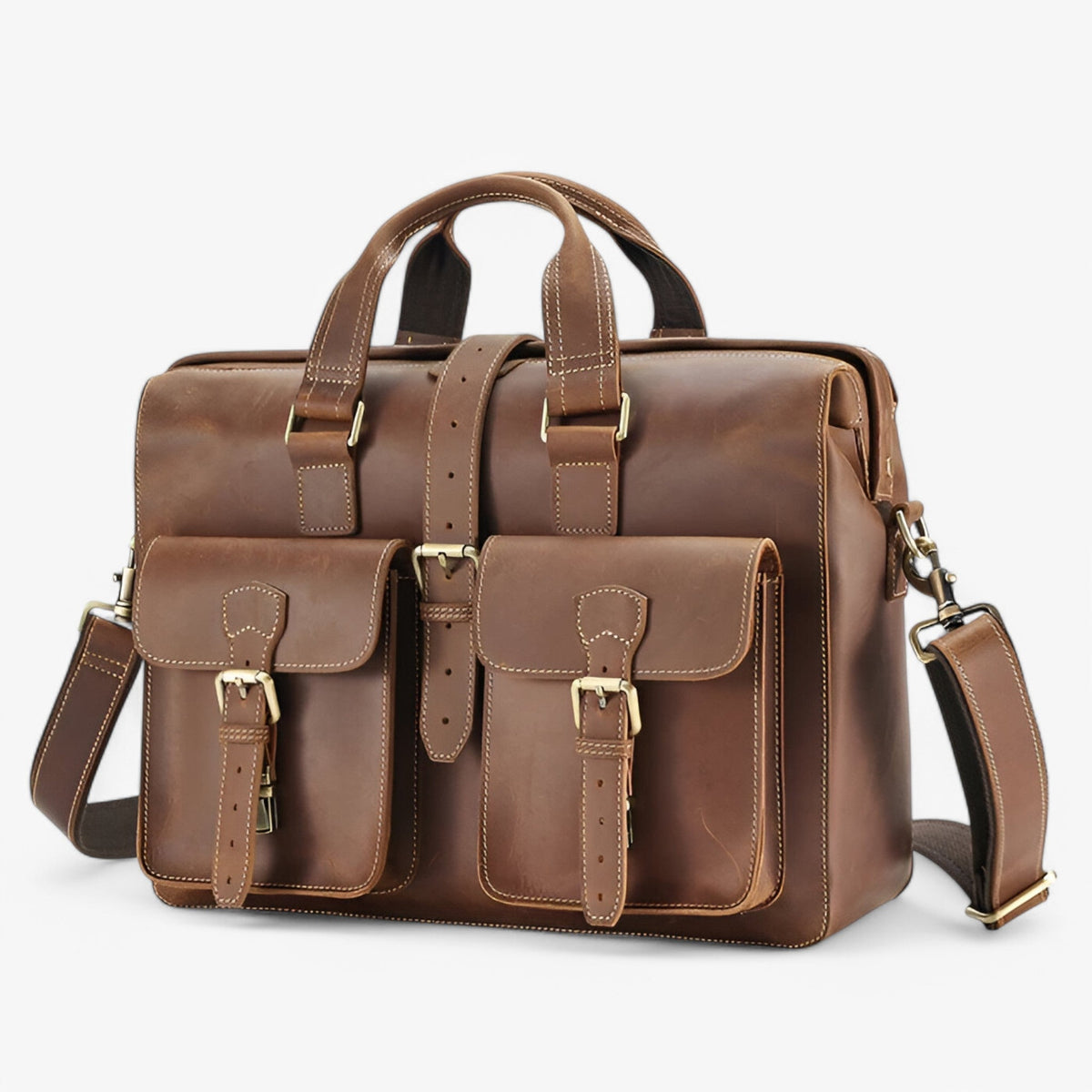 Structured Briefcase with Laptop Compartment