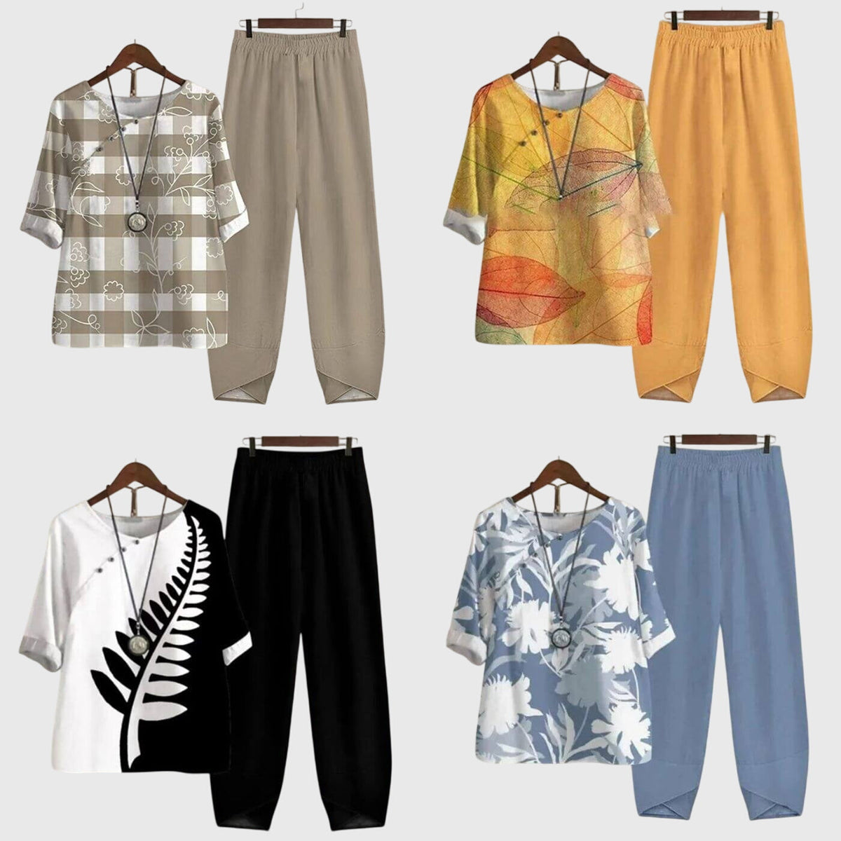 Relaxed Two Piece Set with Breathable Handle
