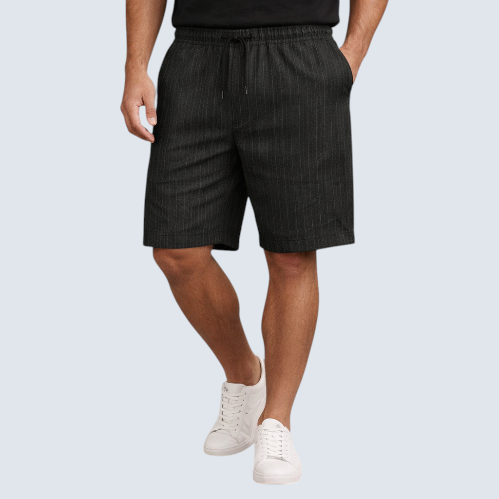 Men's Linen Shorts with Relaxed Regular Fit