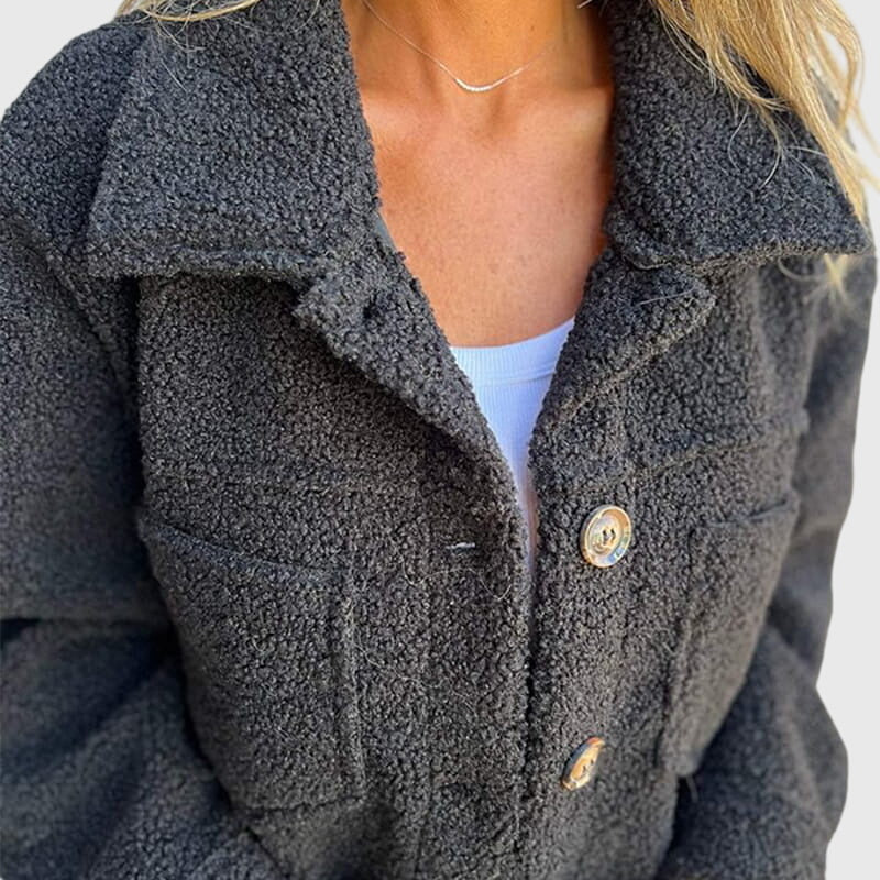 Refined Autumn Jacket with Pockets