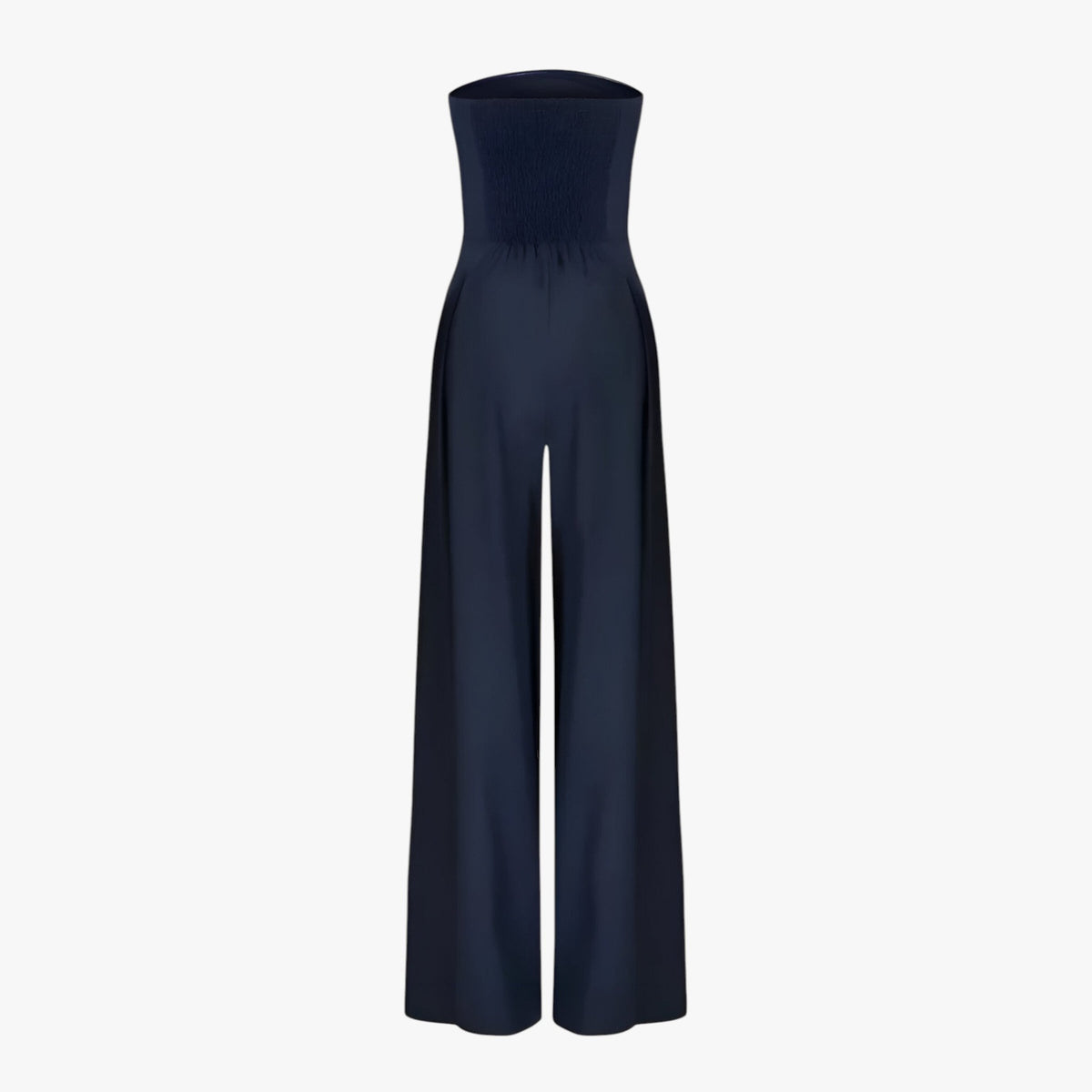 Strapless Corset-Effect Jumpsuit with Sculpted Fit