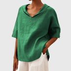 Loose Fit Blouse with Effortless Drape