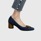 Tacones altos con tira de hebilla y plantilla acolchada
