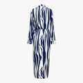 Printed Chiffon Maxi Dress with a Flattering V-Neck