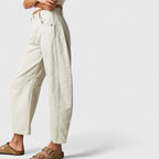 Wide Leg Trousers with Elongating Relaxed Fit