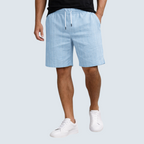 Men's Linen Shorts with Relaxed Regular Fit