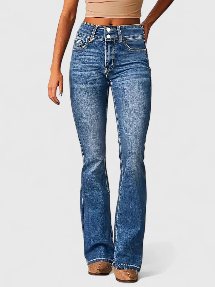 Slim Fit Trousers with Zip Detail