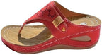Adjustable Strap Sandals with Contoured Footbed