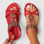 Sandalias de puntera ancha con suela estable y con sujeción
