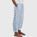 Wide Leg Trousers with Ruched Elasticated Waist