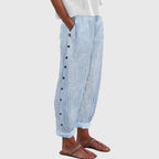 Wide Leg Trousers with Ruched Elasticated Waist