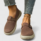 Adjustable Strap Loafers with Rubber Sole