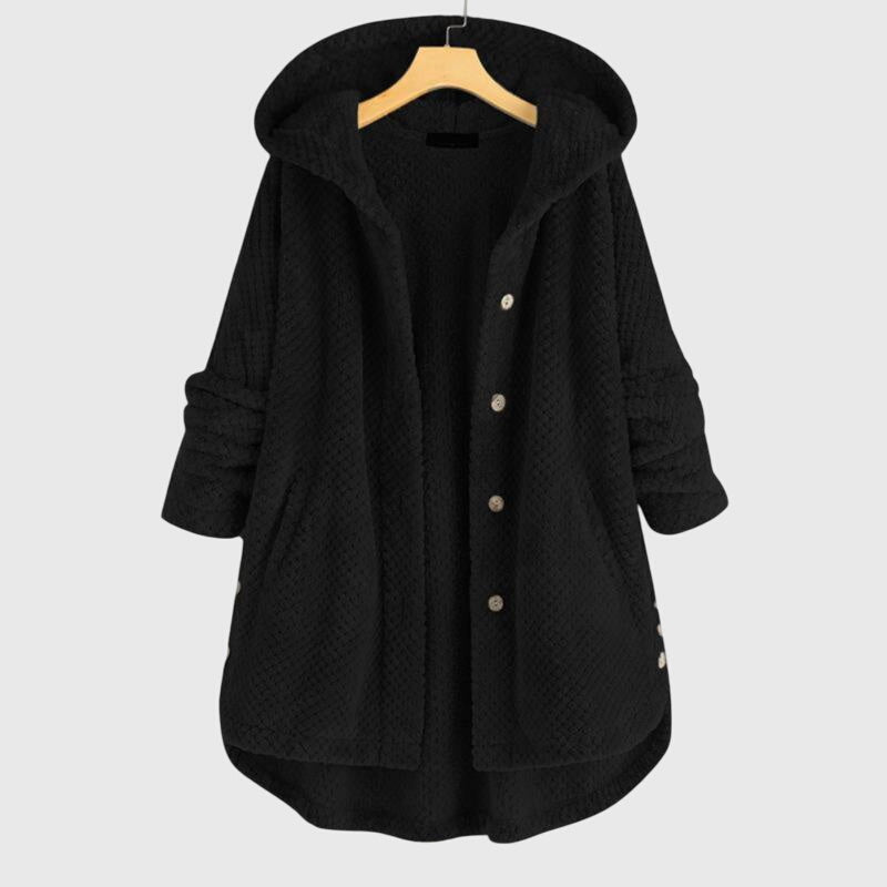 Hooded Fleece Jacket with Soft Warm Handle