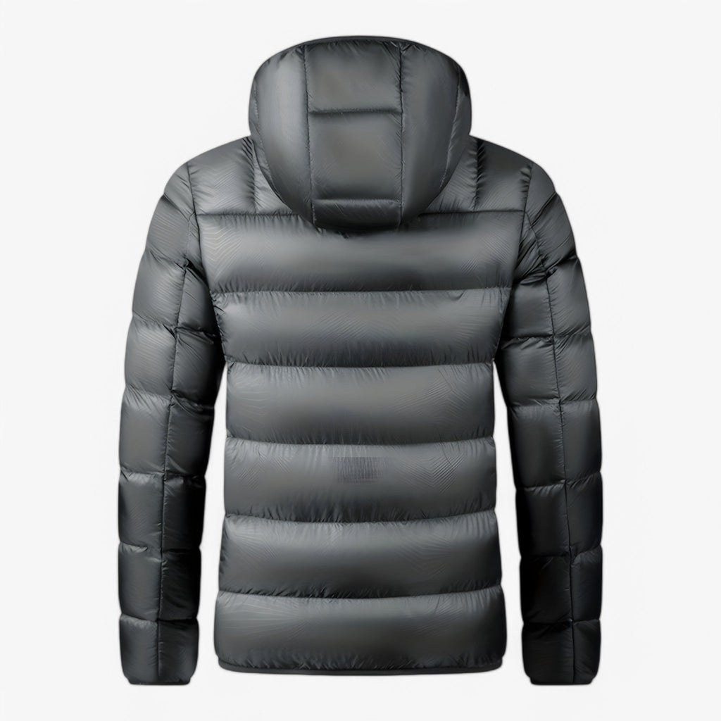 Padded Puffer Jacket with Adjustable Hood
