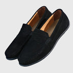 Cushioned Slip-On Loafers with Bold Colour Options