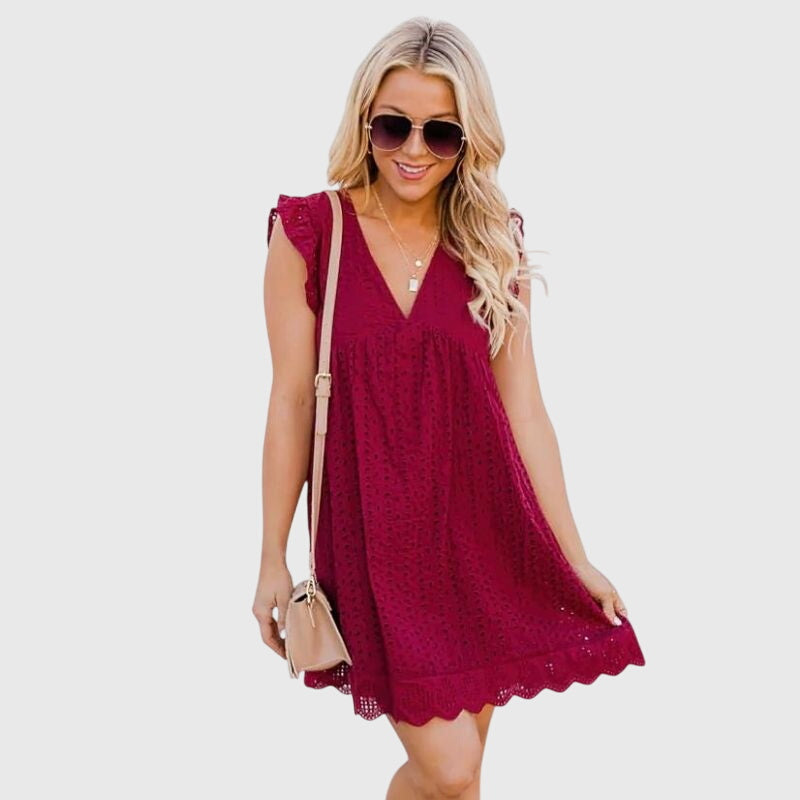 Summer Dress with Concealed Built-In Pockets
