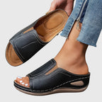 Contoured Sandals with Slip-Resistant Sole