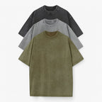 3-Pack Soft Breathable 100% Cotton T-Shirts for Men