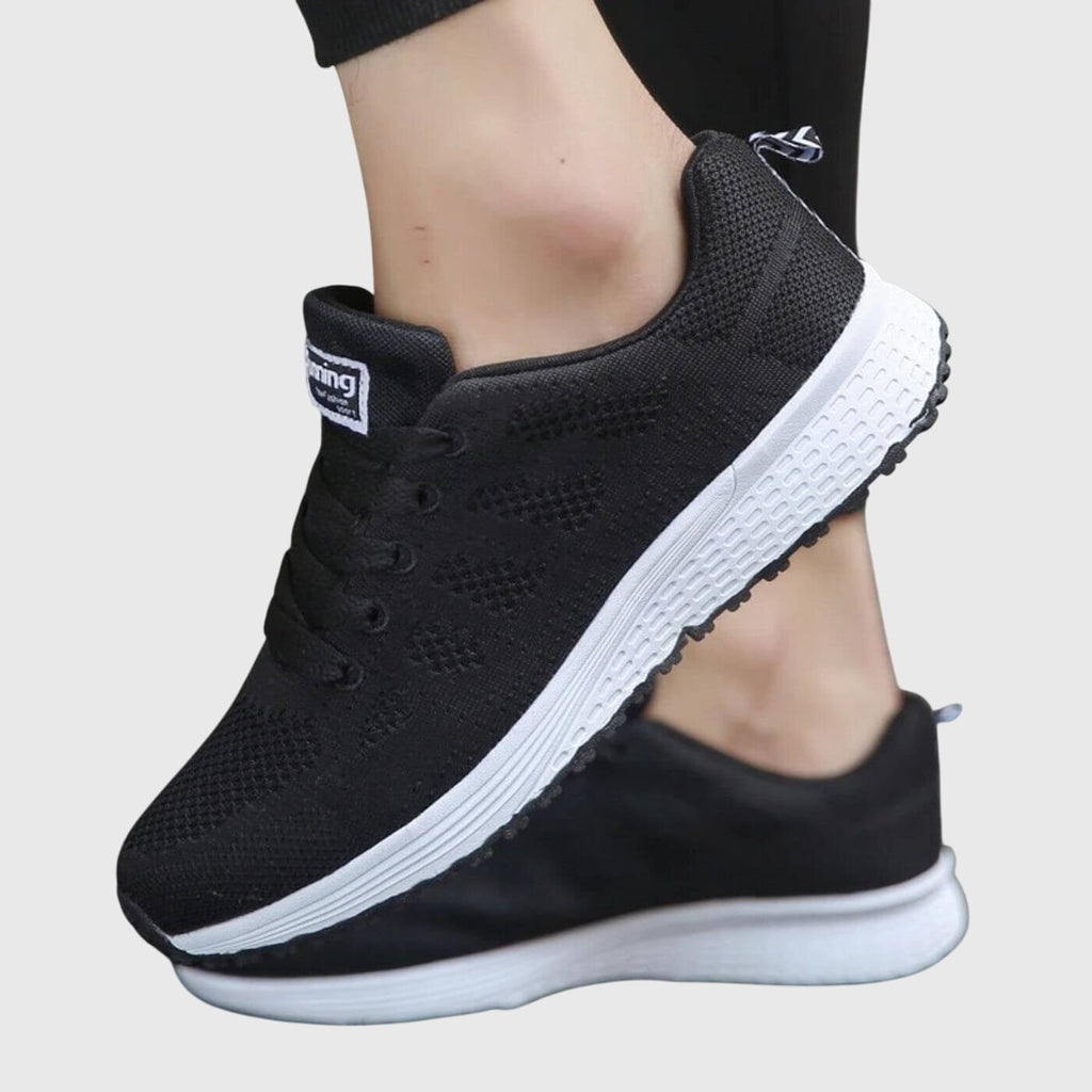 Cushioned Trainers with Shock Absorbing Sole