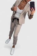 Blazer Two Piece Set with Soft Silhouette