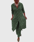 Vintage Style Two Piece Set with Classic Cut