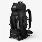 Large Capacity Water-Resistant Backpack with Hip Belt