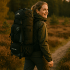 Large Capacity Water-Resistant Backpack with Hip Belt
