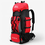 Large Capacity Water-Resistant Backpack with Hip Belt