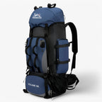 Large Capacity Water-Resistant Backpack with Hip Belt