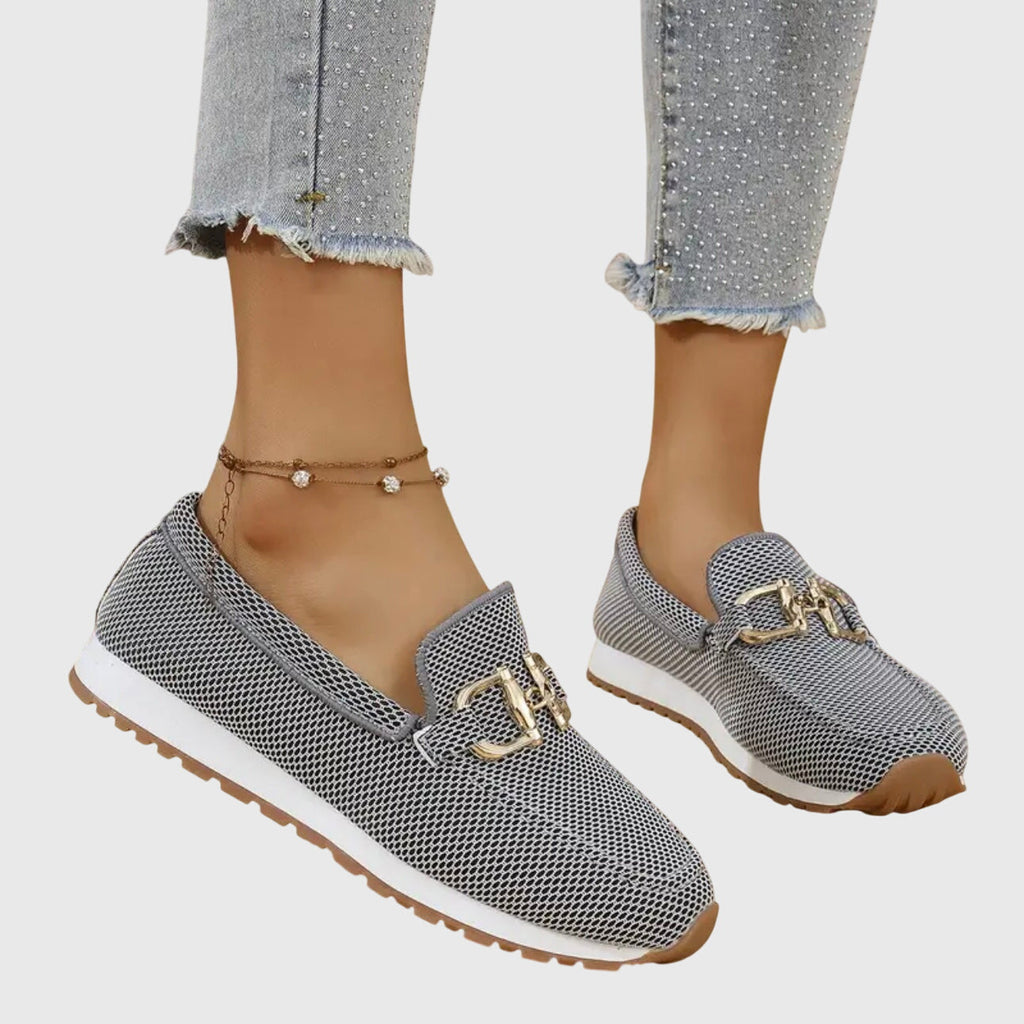 Breathable Loafers with Slip-Resistant Sole