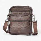 Vertical Crossbody Bag with Multiple Compartments