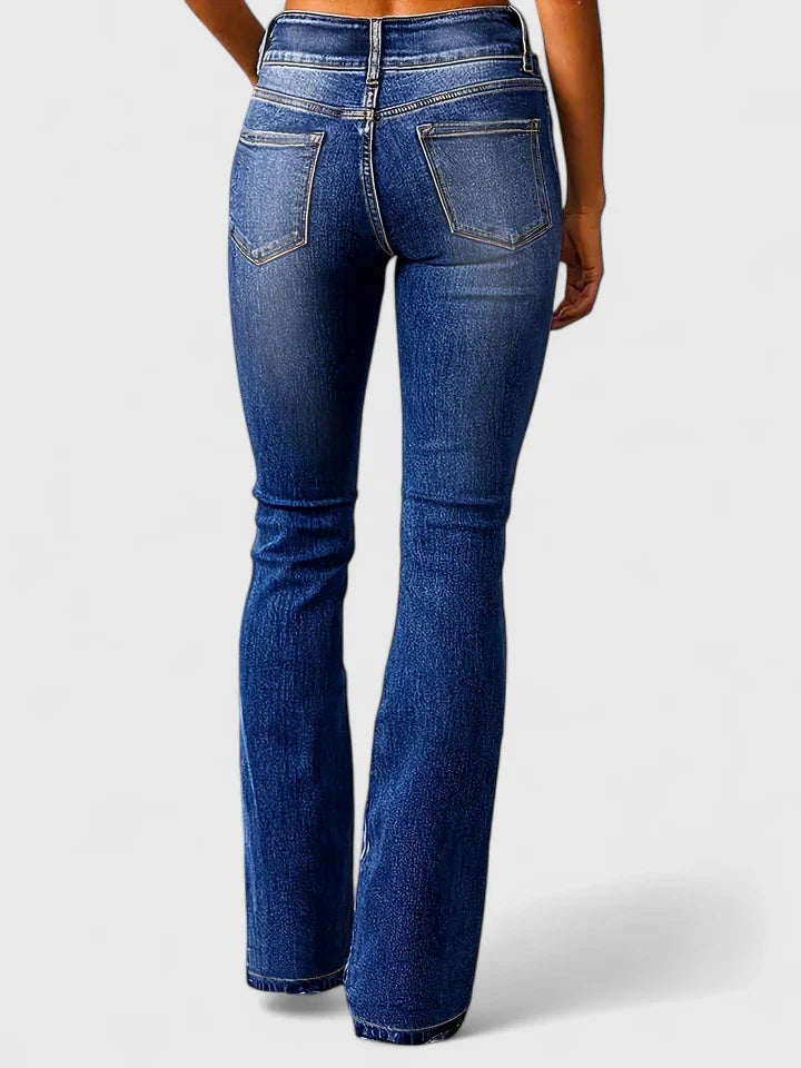 Slim Fit Trousers with Zip Detail