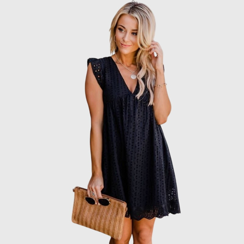 Summer Dress with Concealed Built-In Pockets