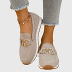 Breathable Loafers with Slip-Resistant Sole
